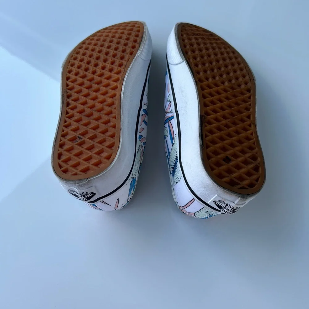 RARE*VANS OLD SKOOL BIRDS OF PARADISE TROPICS Women Low Top Shoes Sneakers Sz 6 - Picture 4 of 5